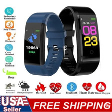 Fitness Smart Watch Activity Tracker Heart Rate For Women Men Oxygen BP Monitor