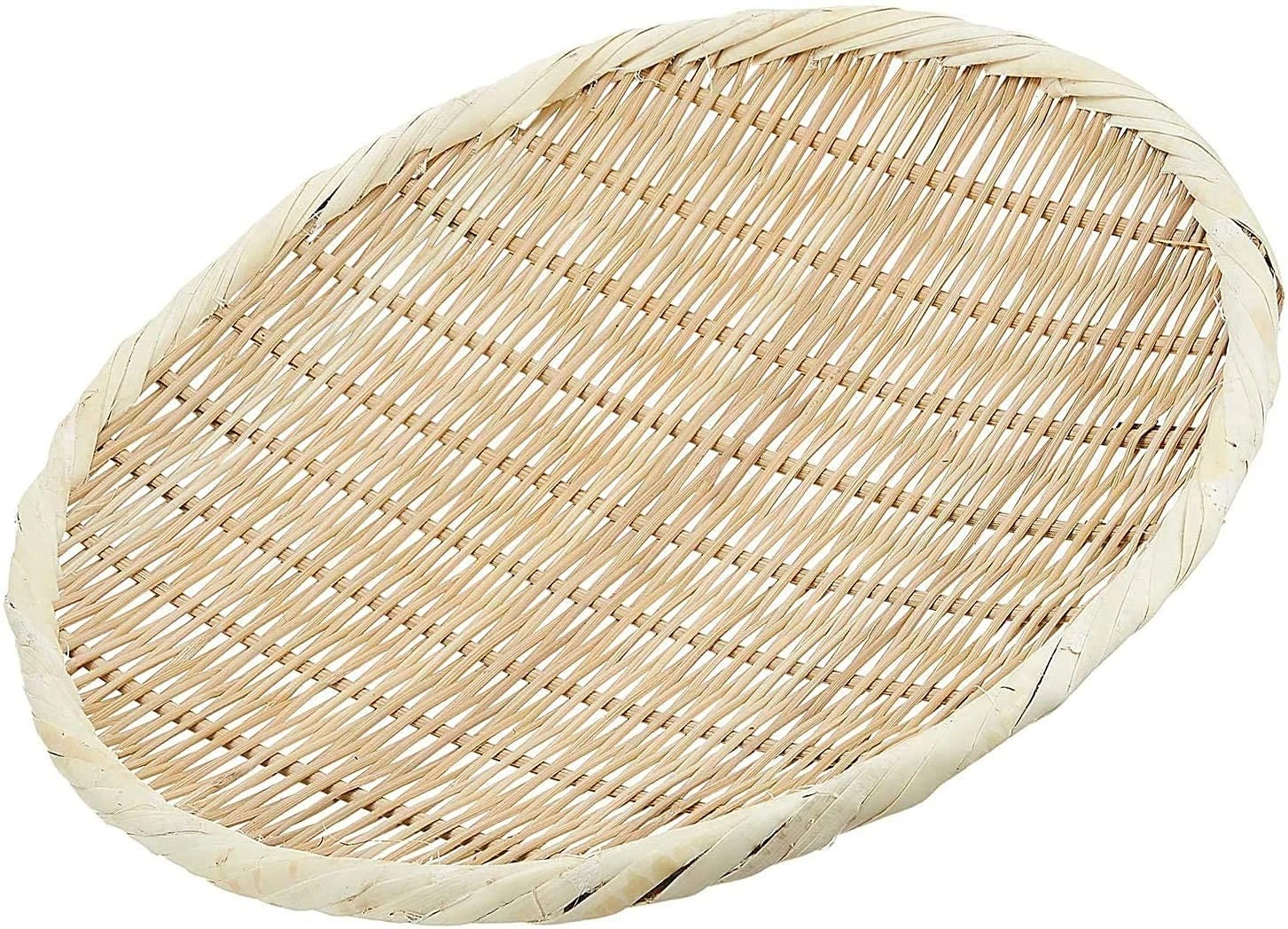 Bamboo Round Zaru Basket Colander for Soba Udon and Noodles (9.4" (24cm))