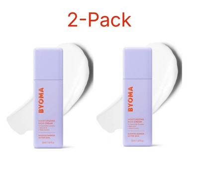2-Pack BYOMA Moisturizing Rich Cream 1.69oz Tri-Ceramide Face Bakuchiol & Shea