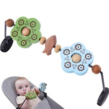 Toy Bar with Baby Bjorn Bouncer Toy Bar for Baby Bouncer, Durable Wooden Infa...
