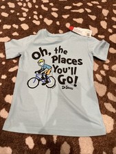 Life is Good Boys T-shirt Dr. Seuss “Oh, The Places You’ll Go” XS