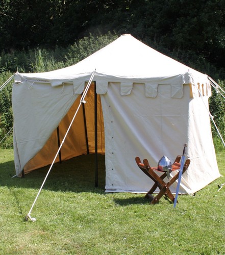 Authentisches historisches und mittelalterliches Zelt für Reenactment und Camping