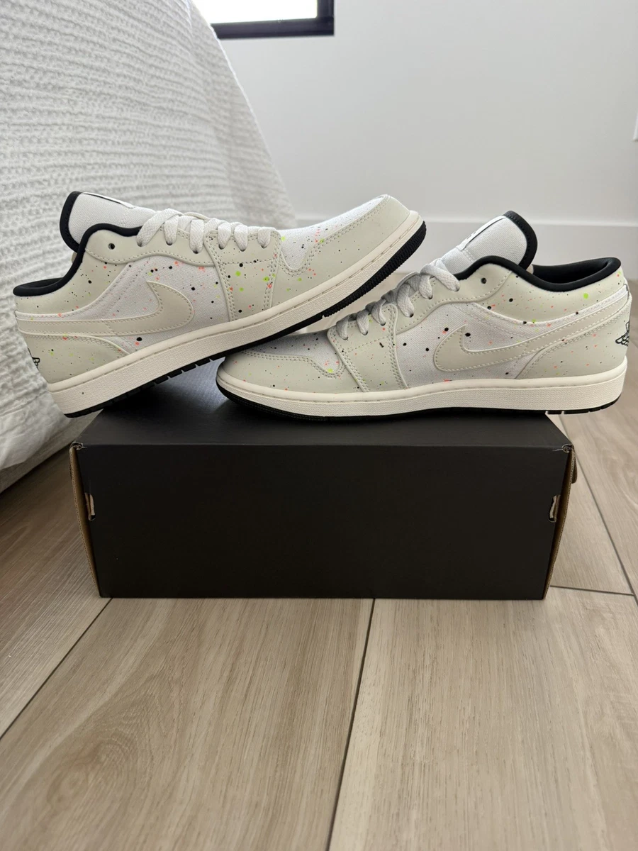 Jordan 1 Low Brushstroke Swoosh - Paint Splatter for sale | eBay display picture 3