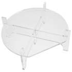  Beverage Dispenser Stand Acrylic Tabletop Wine Storage Rack Holder