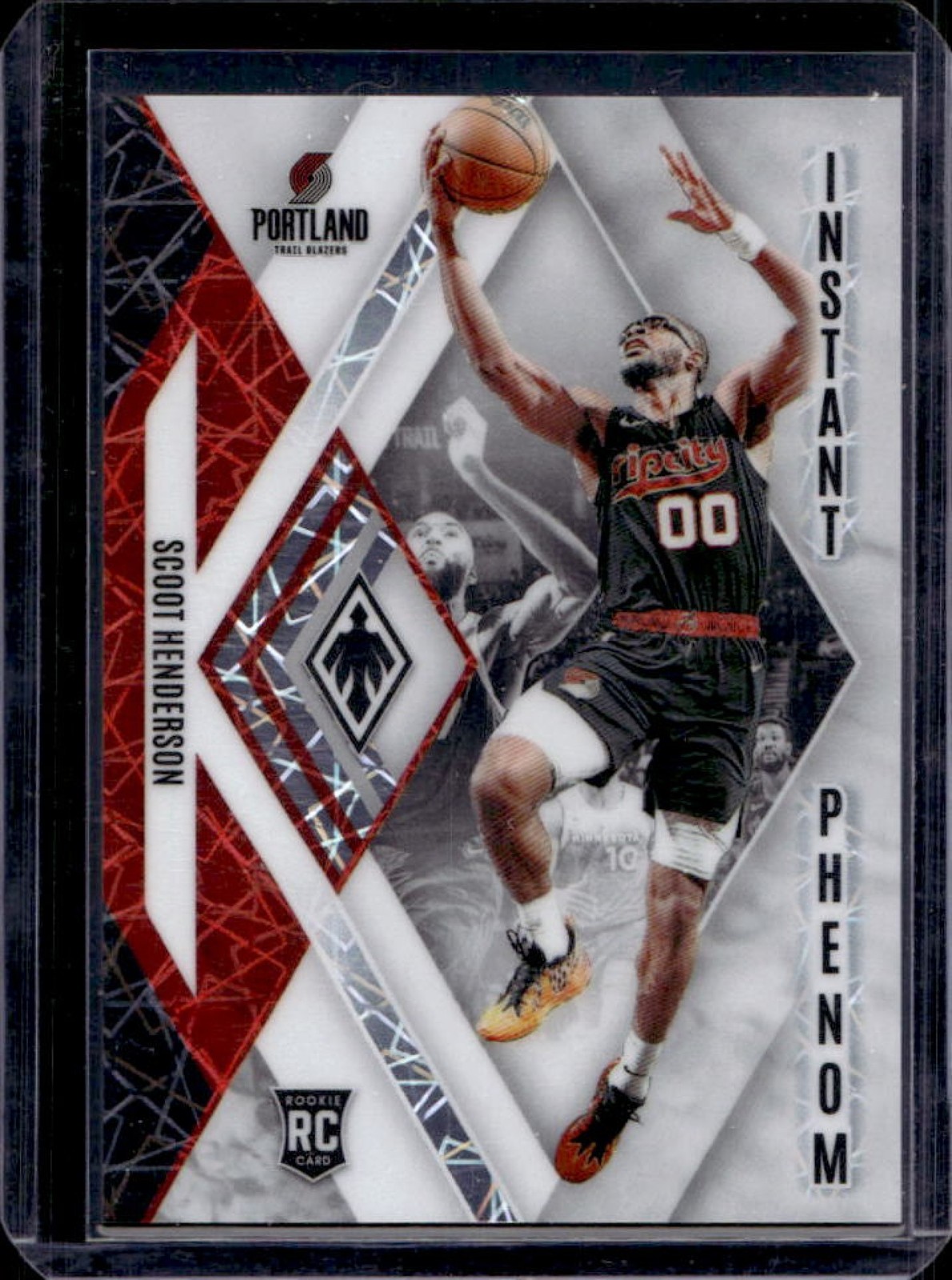 2023-24 Phoenix Scoot Henderson Instant Phenom RC White Lazer #22/150