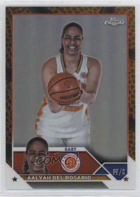 2023 Topps Chrome McDonald's All American 25/25 Aalyah Del Rosario #75 a8r