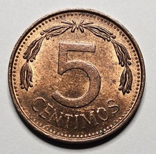 1976 Venezuela 5 Five Centimos - Venezuelan Coin - South America - World Coin 