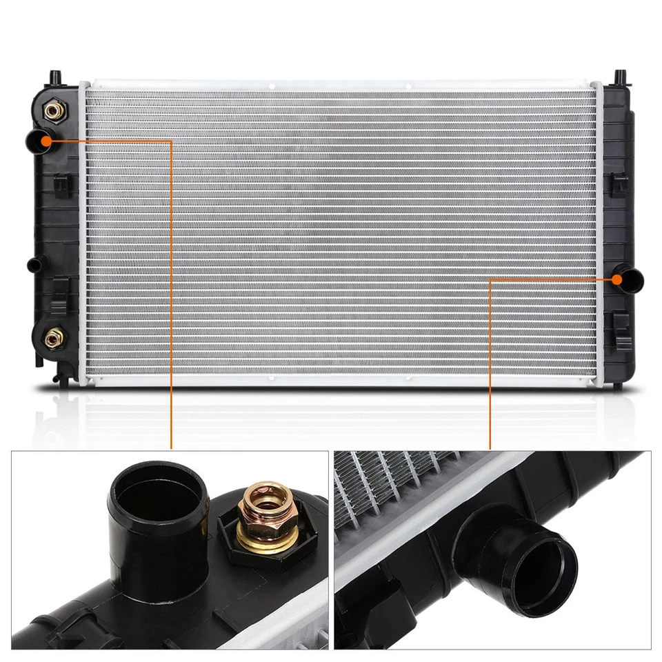 Radiador de aluminio de fábrica OE para 97-05 Pontiac Grand Am/Chevy Malibu AT DPI-2264 Foto 3 de 4