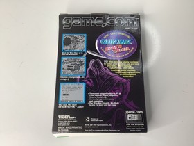 Quiz Wiz Cyber Trivia for Tiger Game.com Handheld System CIB W/Manual