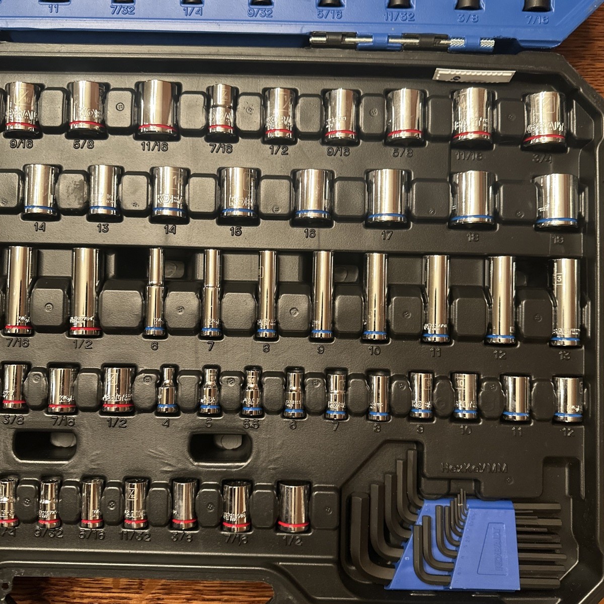 KOBALT #1151719 129-PIECE PRO 90 RATCHET MECHANICS TOOL SET | eBay