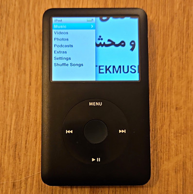 Apple iPod classic 6. Generation Schwarz - 80GB (MB147C) - Sehr guter Zustand
