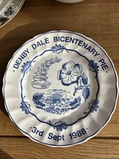 VTG Denby Dale Bicentenary Pie 9th Edition Collectors Plate 3rd September 1988