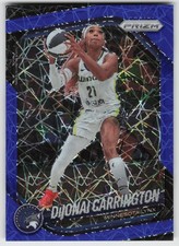 2025 Panini Prizm WNBA #9 DiJonai Carrington Blue Velocity Prizms