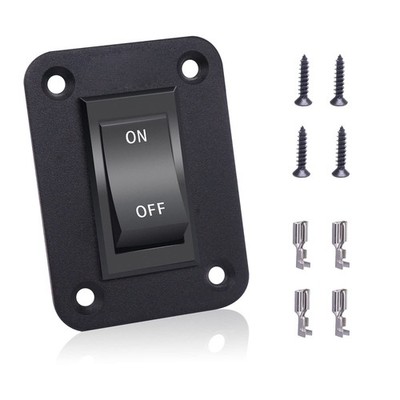 mankk On-Off Switch 12V 20A 4 Pins DPST Rocker Panel RV 1 Way, 1 Way 