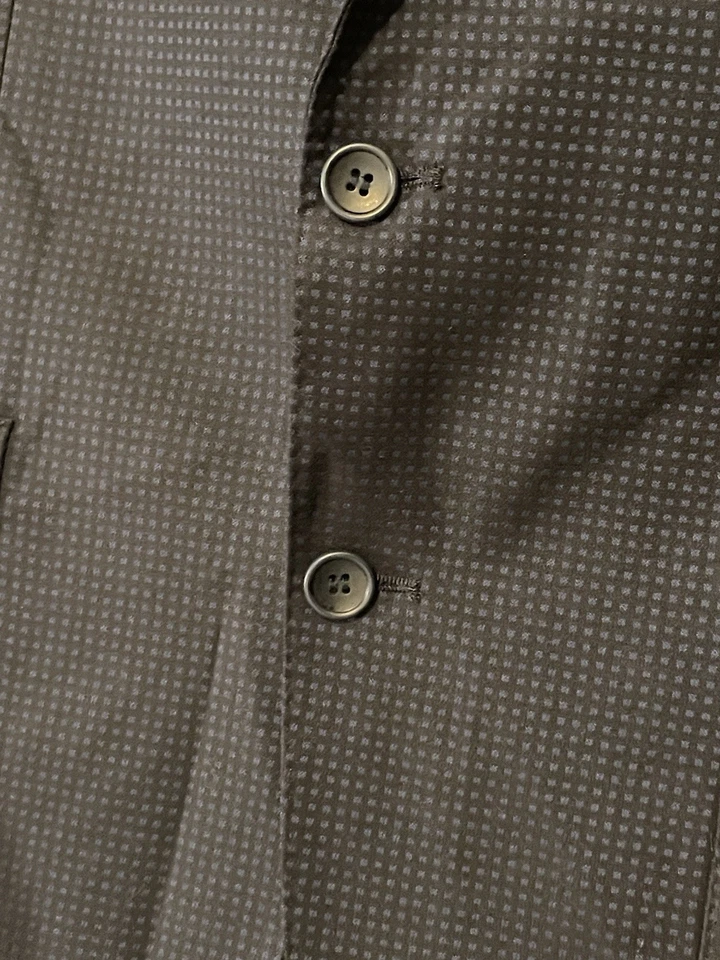 Tailorbyrd Para Hombres•42R•Azul•Abrigo Deportivo Geométrico Blazer Traje Chaqueta Forrado de Cachemira Foto 4 de 4