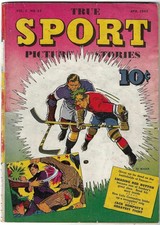 True Sport #12 GOLDEN AGE STREET & SMITH COMIC BOOK Jack Dempsey Red Dutton 1943