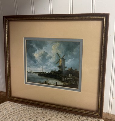 Framed, Matted Print of The Windmill at Wijk bij Duurstede by Jacob van Ruisdael