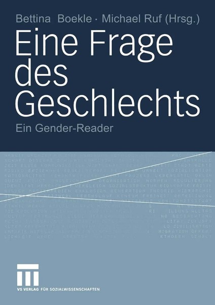 Eine Frage Des Geschlechts Ein Gender-Reader Michael Ruf (U. A.) Taschenbuch-image