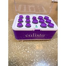 Calista Tools Maria McCool Ion Hot Rollers Hair Styling Set VR770 Purple 12pc