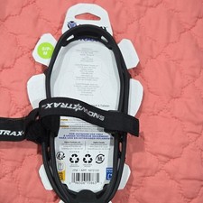 Yaktrax SnowTrax Ice Cleats Traction Grips S/P-M Black Adjustable Strap