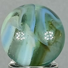 Vintage Vitro Hybrid 3 Color Cat's Eye Marble .60 Inches Near-Mint Condition