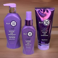 It's a 10 Miracle Silk Express Shampoo, Conditioner Leave - In. Set/3
