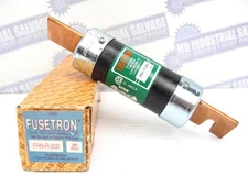 BUSSMANN - FRN-R-200 Fusetron Current Limiting 200 AMP 250Vac HRCI-R - RK5 (NEW)