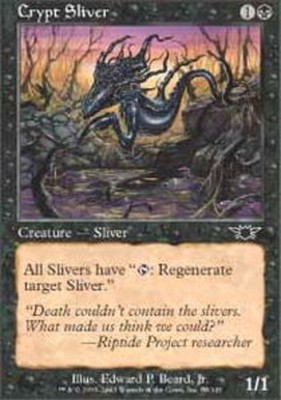 MTG - Crypt Sliver - Legions - MP, English Magic FLAT RATE SHIP