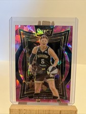 2025 WNBA Select Prizm Pink Cracked Ice Jade Melbourne Concourse #3 Mystics