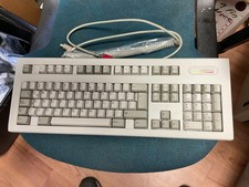 Vintage Compaq Computer Latin American Enhanced II Keyboard w SDL to PS/2 cable