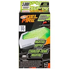 Nerf Pro Gelfire Nightfall Hopper 5000 Glow in The Dark Dehydrated Rounds New