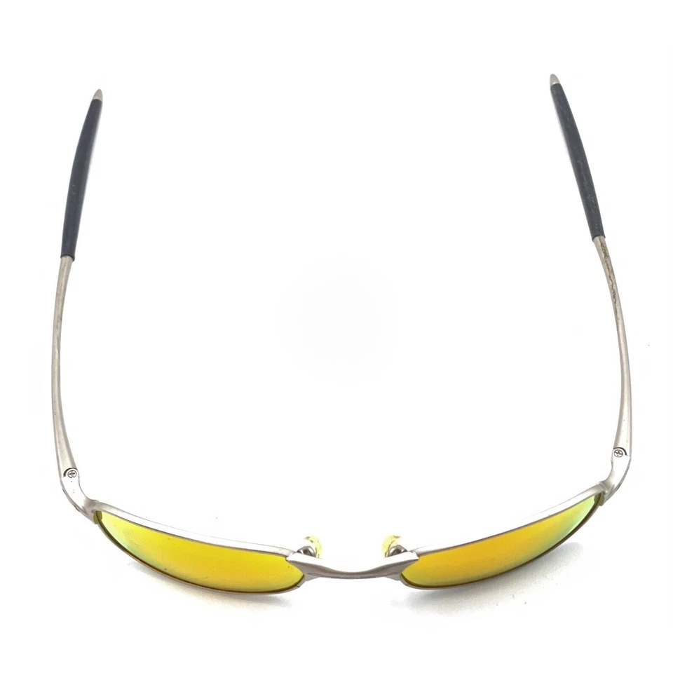 Monturas de gafas Oakley Square Wire 2.0 gris metal de metal diseñador hombres mujeres Foto 4 de 4