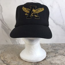 VINTAGE AIRPORT HIGH SCHOOL EAGLE CLUB EMBROIDERED LOGO HAT ADJUSTABLE USA MADE