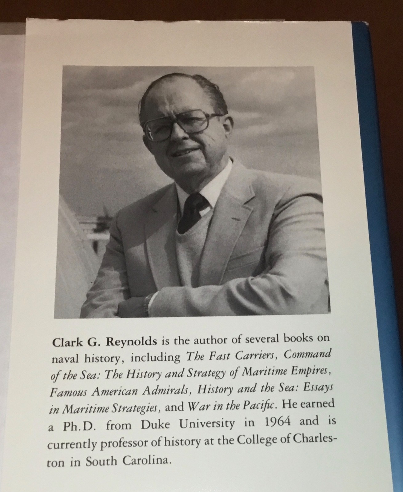 Admiral John H. Towers: The Struggle for Naval Air Supremacy. Clark Reynolds. HC
