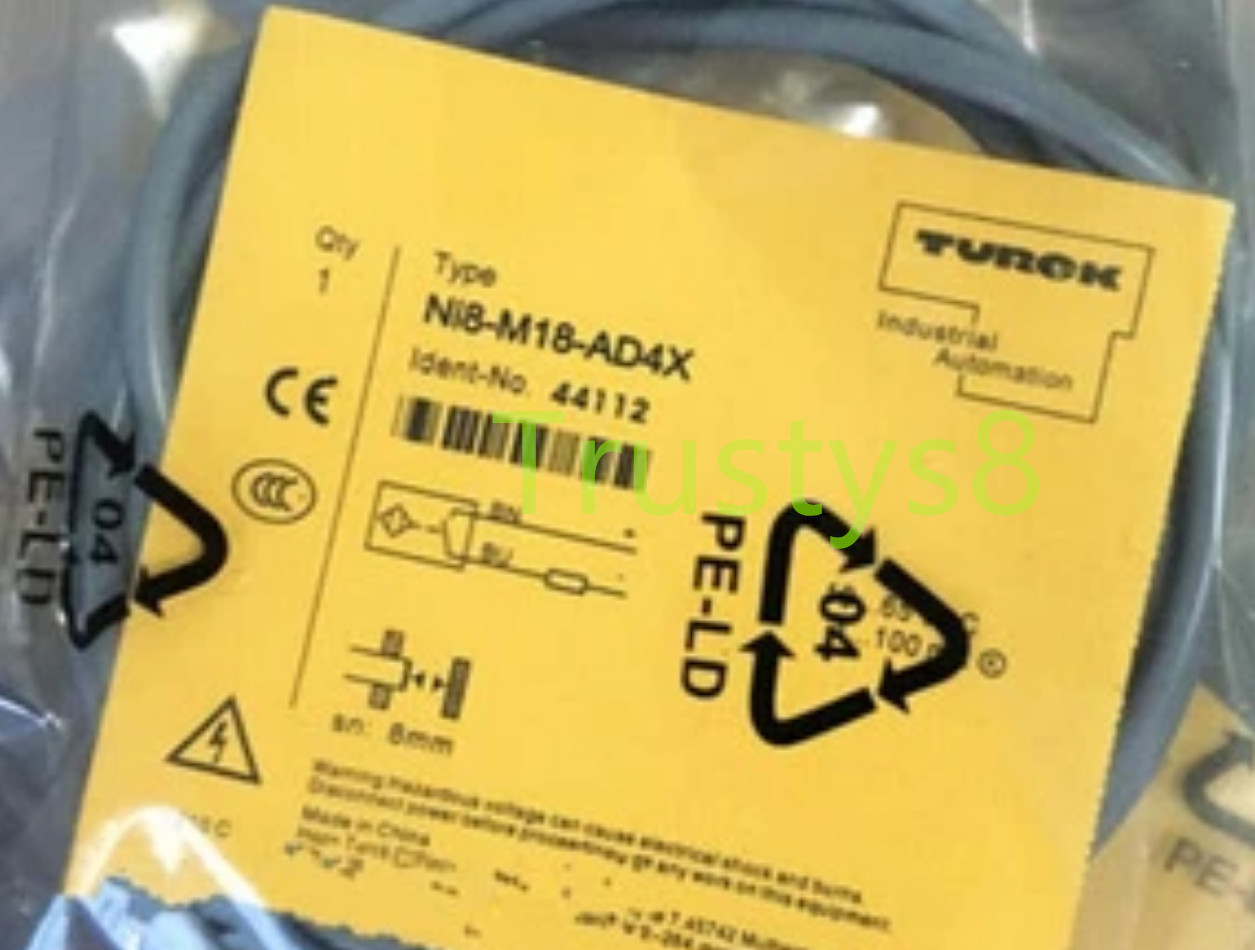 1PCS New Turck NI8-M18-AD4X Inductive Proximity Sensor