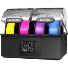 Filament Dryer 4 Spools, SH03 Filament Storage Box, 200W PTC Heats Up to 85°C,