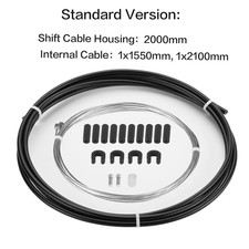 Kit Cavi Cambio Bici CNC per Shimano Sram Cavo Deragliatore Posteriore Filo Cavo