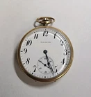 Antique 1916 Illinois Grade 404 Gold Filled Pocket Watch Model 3 12s 17j RUNNING