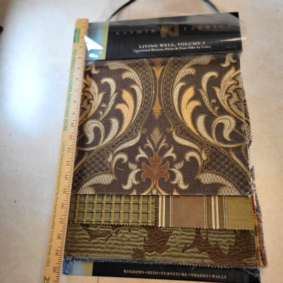 Kasmir Fabric Sample Book  Prints Woven Solid by Color Quilting Huge Heavy - Image 2 of 4