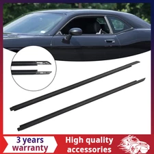 For Dodge Challenger 2008-2016 Door Window Belt Weather Strip Front Right & Left