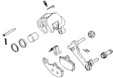 K&L Supply Brake Caliper Rebuild Kit 32-1335 29-2910 232-1335