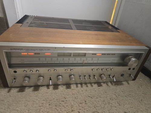 WORKING Pioneer SX-1250 Stereo Receiver Vintage Silver Face Model SX-1250 Read!