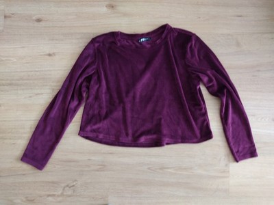 FB Sister Pullover Fleece M/P lila Rundhals kuschelig trageleicht