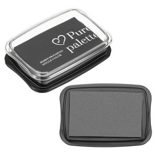 3"x2" Large Stamp Pad, 2Pcs Craft Ink Pad for Rubber Stamp, Gray/Black