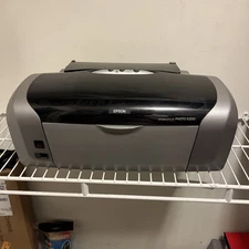 Silver Epson Stylus R200 Digital Photo Inkjet Printer - Used