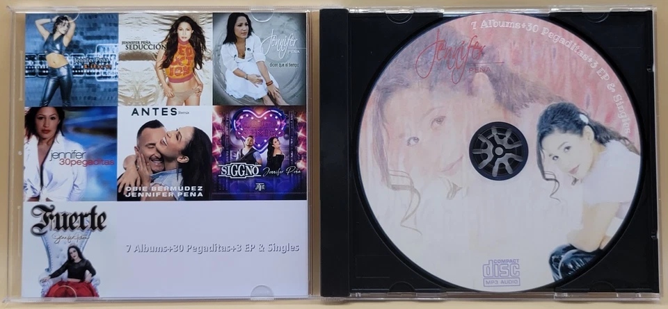 Jennifer Peña - 7 Albums+30 Pegaditas+3 EP & Singles - MP3 Audio - Image 3 of 3