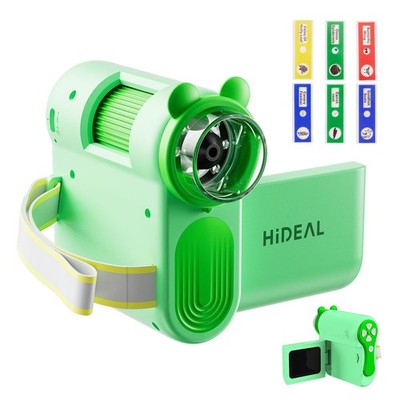 Hideal HP60 IPS Microscope for Kids: [Auto On & Off] [3-in-1] 2'' Portable Han...