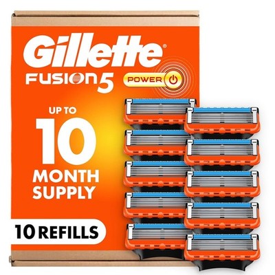 Gillette Fusion5 Power 5-Blade Razor Blade Refills for Men Free Shipping