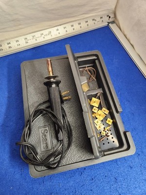 Vintage Dremel Model 1500 Wood Burner/Soldering Kit W/ Attachments & Box, WORKS