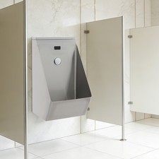 WALL MOUNTED SENSOR URINAL AUTOMATIC SENSOR URINAL TOILET MEN'S BATHROOM TOILET